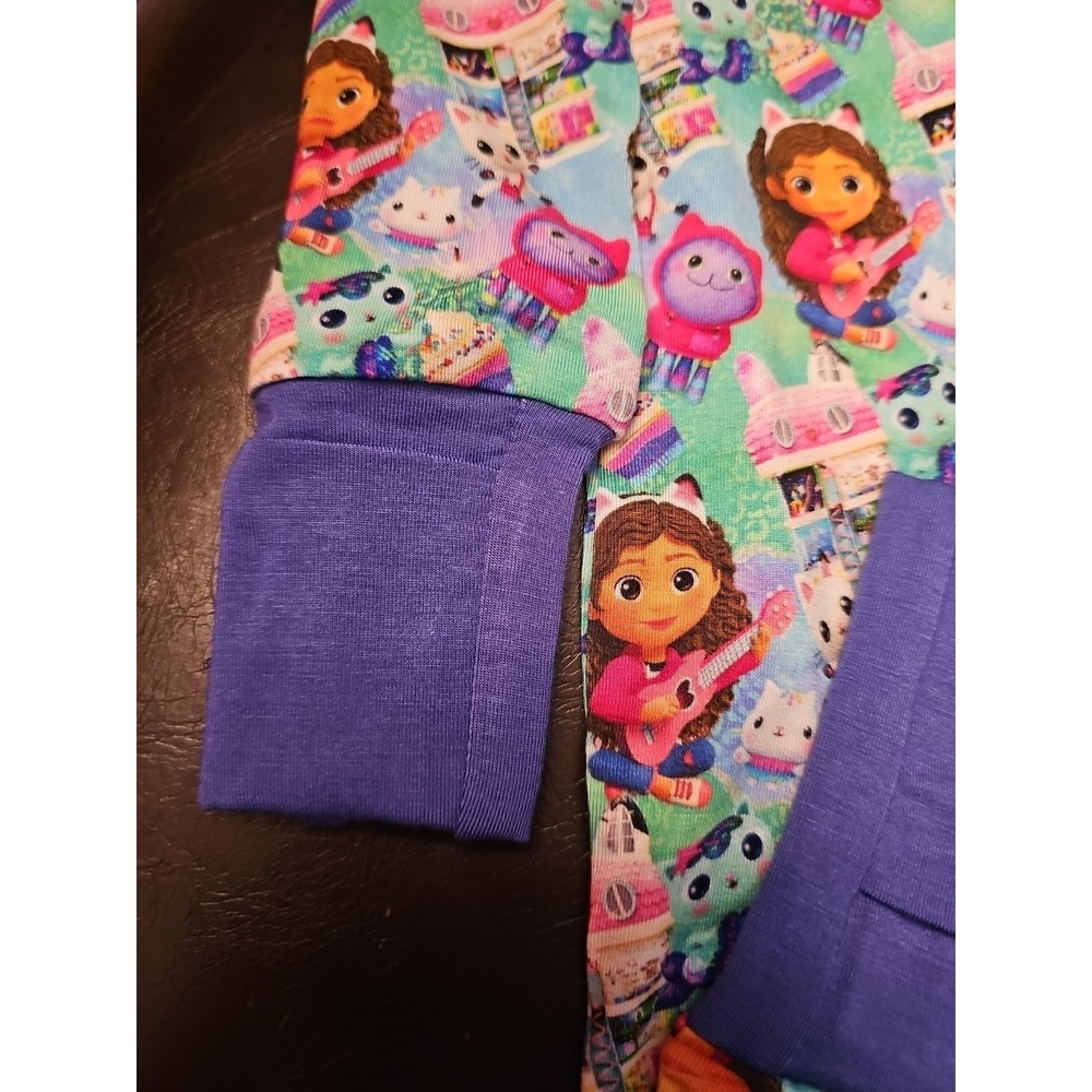 Gabbys Dollhouse Purple Bamboo  Zippy Double Zipper 0 TO 3 Months - Picture 4 of 4